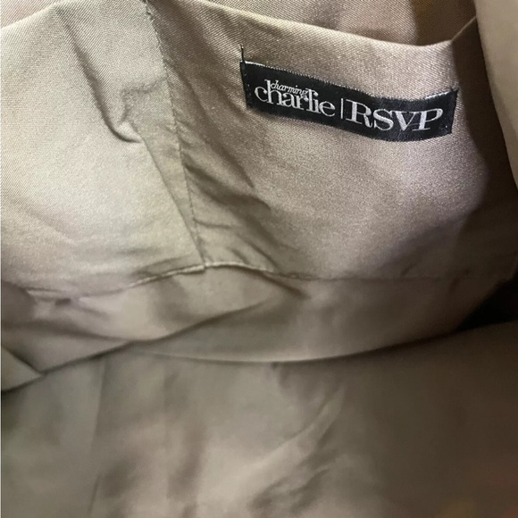 Charming Charlie Tote Bag RSVP Beads Sequins Tassels Pink Multicolor Canvas - Picture 10 of 10